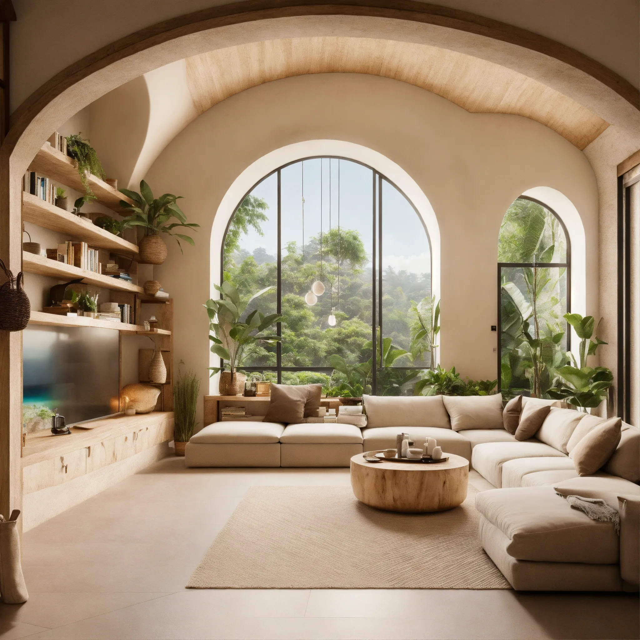 Modulaire boekenkast van gerecycled hout